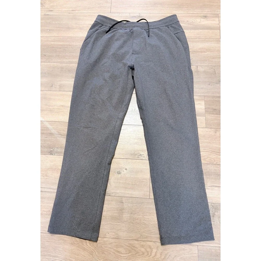 Lululemon Discipline Jogger Mens XL Heather Gray Performance Open Hem Pants